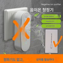 가정용 음이온 공기청정기 포름알데히드 제거 연기 냄새 정화 공기 탈취, 색깔2, 예비 [절묘한 포장 상자]