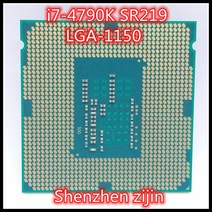 쿼드 코어 8 스레드 CPU 프로세서 i7-4790K i7 4790K SR219 4.0 GHz 88W 8M LGA 1150