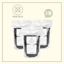 [보성특수농산] 더바른 정미소 찰흑미 1kg * 3봉, 단품