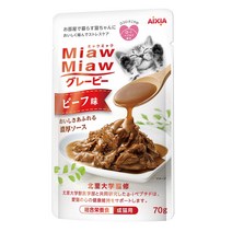 아이시아 먀우먀우 그레이비 정식 70g 고양이주식파우치, MGR-4 소고기