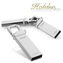 액센 홀더 USB2.0메모리 HOLDER 4GB 메탈 스틱형 USB메모리