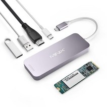 minix new neo c-s2 usb hub 3.0 usb-c multiport type c 허브 어댑터 ssd storage usb 3.0 120g240g macbook pr, 240g ssd의 회색