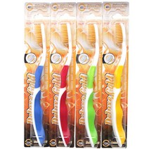 오죤플러스 디럭스 골드미세모 칫솔 (색상골고루발송), 4개