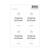 새로핸즈 디퓨저 스티커 프리미엄써클 화이트 (2입8개), 단품