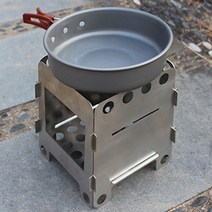 BEST 우드스토브(17.5x17.5cm) 윌캠핑 접이식 미니캠핑버너