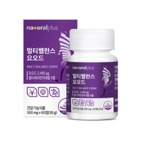 내츄럴플러스 멀티밸런스 요오드 30g, 60정, 10개