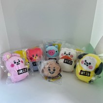 방탄 BT21 베이비 스퀴즈볼 BABY SQUEEZE BALL 말랑이 주물럭 촉감놀이 스트레스해소 스퀴시 모찌 장난감, 알제이(9407)
