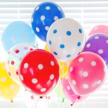네오 30cm 도트 인쇄 풍선 혼합 10개입, 네오30cm도트인쇄풍선혼합(10개입)
