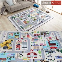 나라데코 사계절 아이방 놀이 도로매트 반평(null)