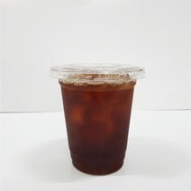 커피바바 92파이 페트 12온스 아이스컵 + 평뚜껑 세트, 1세트, 100개입