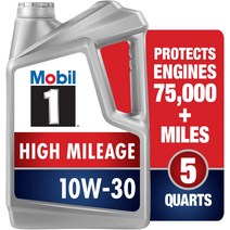 모빌원 Mobil 1 연비개선 합성 모터 오일 10W-30 5쿼트, 기본