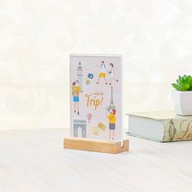 스탠드 아크릴 쇼케이스 게시판 안내문 메뉴판 투명한 아크릴받침대 실내간판 홍보물