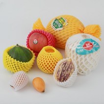 과일 보호 포장망 에어팩 완충재 사과 배 완충 300장, 17X7-300pcs, 옐로우