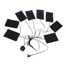 발열 조끼 자켓 캠핑 야영 온열 3 5 8 시트 ED 야외용 USB 전기 따뜻한 겨울