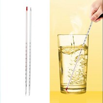 수온계 아날로그 어항 실험실 유리 막대 수족관 수영장 수중 온도계 어항수온계, 단일옵션