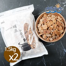 HACCP인증 식사대용 간편식 대용량 해초누룽지 1.5kg x 2봉 SENU15H2, 단품