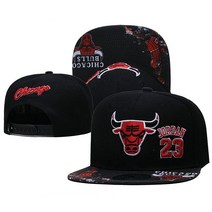스트릿볼 스냅백 23 모자 시카고불스 JORDAN NBA 자수 와펜