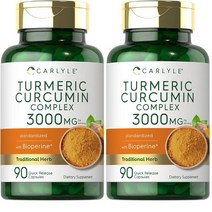Carlyle 칼라일 강황 커큐민 추출 3000mg 90캡슐 2개