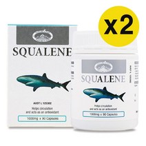 네이쳐스탑 호주산 스쿠알렌 캡슐 1000mg 90정 x2개, 2개