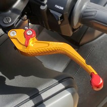 야마하 TMAX 560 XRT 튜닝 조절식레버 티맥스 DX 6단절삭 레바 17-21, 롱, RED - 레드