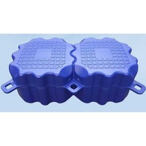 푼툰 보트정박지 부교 요트계류장 보트, 노란색 엘