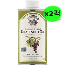 La Tourangelle 포도씨 그레이프씨드 오일 기름 500ml 2팩 Grapeseed Oil (미국배송)