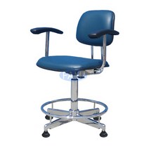 무인도 제도용 팔유의자 진찰용의자 진찰의자 진료의자 작업의자 병원의자 보조의자 실험실의자 연구실의자 간이의자, 블랙(고정형), 1개