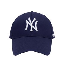 47 47브랜드 MLB 엠엘비 NY 뉴욕양키스 MVP 빅 로고 볼캡 모자 네이비 B-MVP17WBV-LN