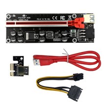 PNC PARTNER EVEREST PCI-E 1x to 16X 009S-PLUS LED 라이저카드 (8pcs capacitors)