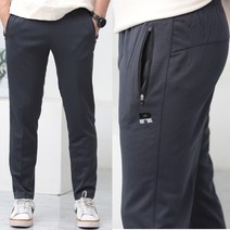 카치온 스판 일자핏 드라이핏 밴딩 트레이닝 바지 L~7XL 빅사이즈 저지 남자 봄 여름 가을
