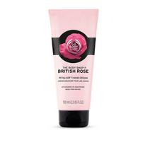 더바디샵 브리티쉬 로즈 페탈 소프트 핸드 크림 꽃향, 100ml, 8개
