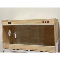포맥스 사육장 동물 애완 거북 육지 이 pvc, 80x40x43 원목 상자