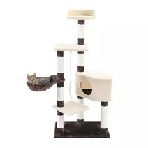 고양이 나무 하우스 콘도 장난감 스크래치 포스트 176cm 캣타워 고양이캣타워 원목캣타워 대형캣타워 고양이 캣타워 캣폴 미니 캣타워, AMT0051BG