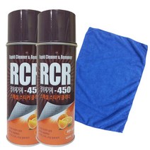 청소용품전문 RCR-450스티커클리너420ml+420ml 걸레40x40cm세트, 1개