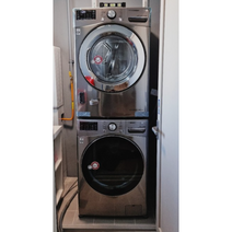 LG전자 트롬 건조기 세트 F21VDU-6VN 21kg + 16kg 방문설치, F21VDU(세탁기), RH16VTAN(건조기), 모던 스테인리스
