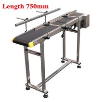 컨베이어 벨트1200mm 더블 버플 750mm 컨베이어 벨트 기계 스테인레스 스틸 병 잉크젯 프린터 음식 마시는, 01 length 750MM, 01 length 750MM
