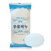 H 우유 비누90g 3개입 x 3봉 (총9개입), 우유 비누90g 3개입 (총9개입)