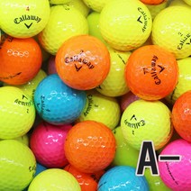 캘러웨이 로스트볼 피스 혼합 A+ A A-, 1개, 캘러웨이 컬러 피스 혼합 A- 50알