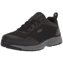 KEEN Utility Sparta II 여성용 알루미늄 토 정전기 방지 운동용 작업화 스틸 그레이블랙.227848