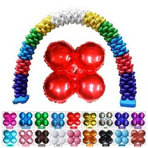 은박아치(10장) 입구장식 튜브아치 풍선아치 은박가랜드 오픈 행사 매장꾸미기 광고 홍보, 색상_골드(10장)