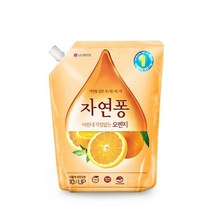 자연퐁 오렌지 리필 세제 비린내 기름기 찌든때제거_ 94590EA, 1, 본상품선택