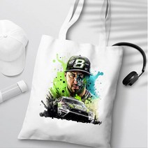 남자에코백 Ken Block 43 쇼핑백 코튼 쇼퍼 볼소 식료품 에코 jute sacola custom