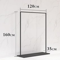 옷가게 옷 고정식 행거 진열대 벽 남녀