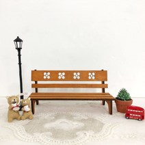 Countryitem 내츄럴 플라워 런던 브라운 벤치