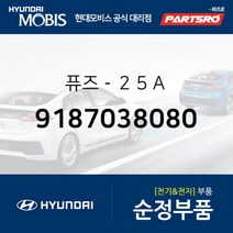 퓨즈-２５Ａ (9187038080) 현대모비스 부품몰 그랜저XG 그랜저TG 아반떼HD 클릭 투스카니 그랜드