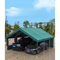 야외 주차장 창고 차량용 대형 간이천막 주차천막 주차장 쉘터 자동차 캐노피 임시차고 캠핑장, R