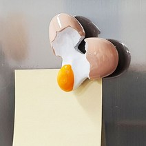 재미있는 계란 현관문 자석 냉장고 사진 메모지 마그넷