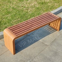VIP MALL 야외 벤치의자 공원벤치 정원의자 테이블, 120X40X45 깊은 나뭇결