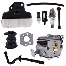 기화기 키트 Stihl 021 023 025 MS170 MS210 MS230 MS250 탄수화물 흡입 호스 스파크 교체 WT-286, 01 Silver  Black
