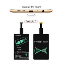 초고속무선충전기 무선 충전 패치 멀티 초고속 충전기 Qi 수신기 폰 6 7 플러스 5s, 01 Micro USB A